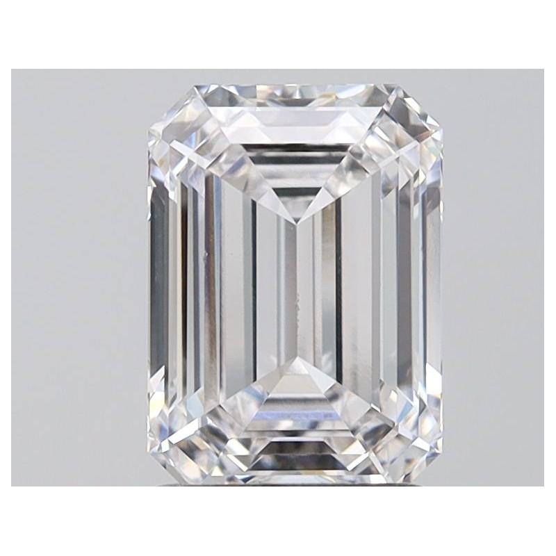 Diament laboratoryjny bezbarwny szlif szmaragdowy, 2.09ct, VVS1, E, IGI LG747529683