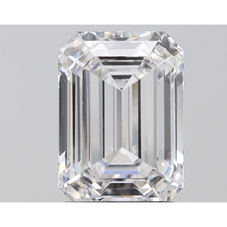 Diament laboratoryjny bezbarwny szlif szmaragdowy, 2.09ct, VVS1, E, IGI LG747529683