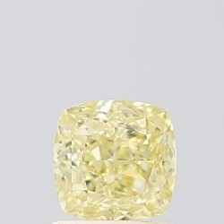 Diament o barwie fantazyjnej szlif poduszkowy brylantowy, 1.04ct, VS1, Yellow, GIA 2517067191