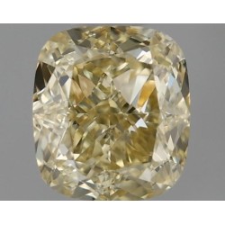 Diament o barwie fantazyjnej szlif poduszkowy modyfikowany, 0.64ct, VS1, Fancy Light Brownish Yellow, GIA 1415901632