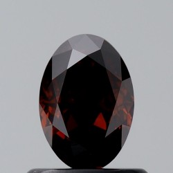 Diament o barwie fantazyjnej szlif owalny, 0.71ct, VS1, Fancy Dark Brown, GIA 2487768767
