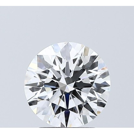 Diament laboratoryjny bezbarwny szlif okrągły, 2ct, VVS2, D, IGI LG742529425