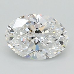 Diament laboratoryjny bezbarwny szlif owalny, 1.04ct, VVS2, E, IGI LG601395833