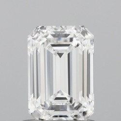 Diament laboratoryjny bezbarwny szlif szmaragdowy, 1.06ct, VVS2, D, IGI LG696595372