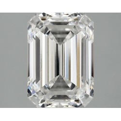 Diament laboratoryjny bezbarwny szlif szmaragdowy, 2.58ct, VVS2, E, IGI LG750599085