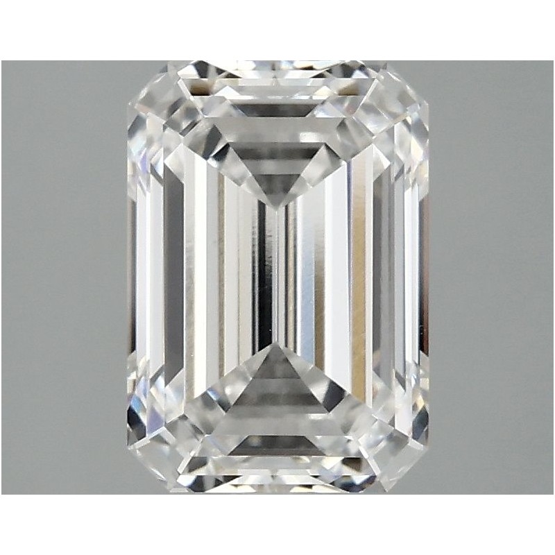 Diament laboratoryjny bezbarwny szlif szmaragdowy, 2.58ct, VVS2, E, IGI LG750599085