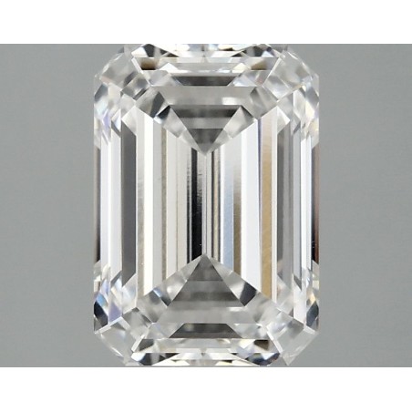 Diament laboratoryjny bezbarwny szlif szmaragdowy, 2.58ct, VVS2, E, IGI LG750599085