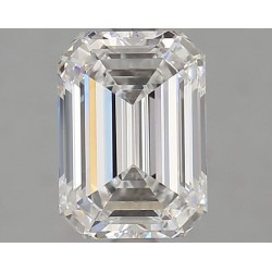 Diament laboratoryjny bezbarwny szlif szmaragdowy, 2.05ct, VVS1, D, GIA 2514740263