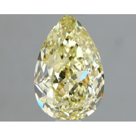 Diament o barwie fantazyjnej szlif gruszkowy, 1.02ct, VS1, Fancy Light Yellow, GIA 5473201014