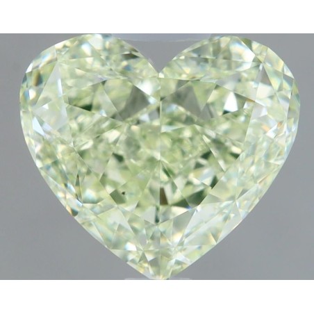 Diament o barwie fantazyjnej serce, 1.23ct, VS2, Light Yellow Green, GIA 2487261341