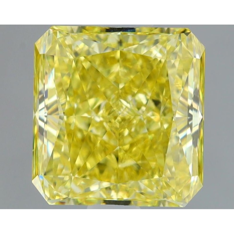 Diament o barwie fantazyjnej radiant, 1.3ct, VS2, Fancy Intense  Yellow, GIA 6481261406