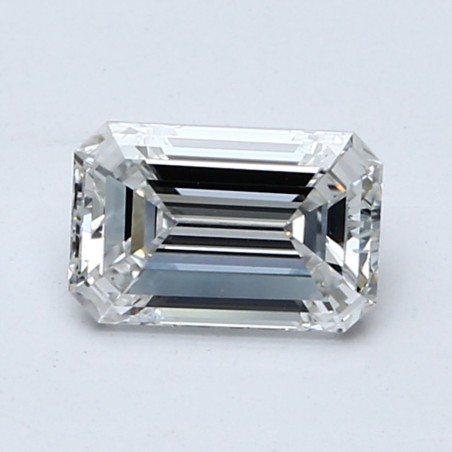 Diament laboratoryjny bezbarwny szlif szmaragdowy, 2.05ct, VVS2, E, GIA 1528165812