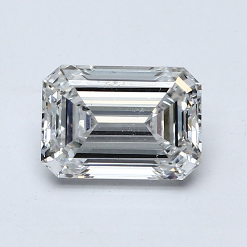 Diament laboratoryjny bezbarwny szlif szmaragdowy, 1.95ct, VVS2, E, IGI LG731578455