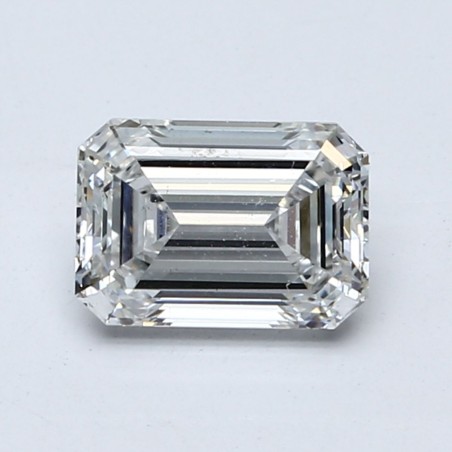 Diament laboratoryjny bezbarwny szlif szmaragdowy, 1.95ct, VVS2, E, IGI LG731578455