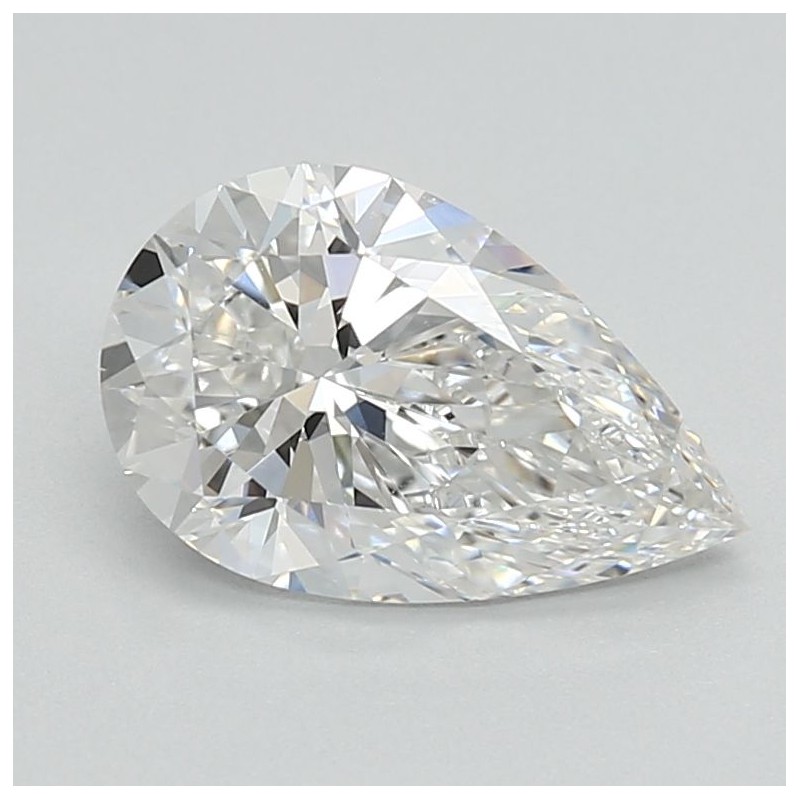Diament laboratoryjny bezbarwny szlif gruszkowy, 1.56ct, VVS2, F, IGI LG729594402
