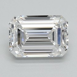 Diament laboratoryjny bezbarwny szlif szmaragdowy, 1.06ct, VVS2, D, IGI LG752535805