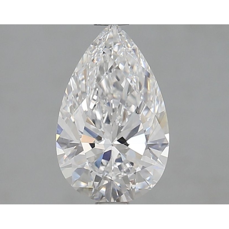 Diament laboratoryjny bezbarwny szlif gruszkowy, 1.72ct, VVS1, D, GIA 2537614876