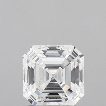 Diament laboratoryjny bezbarwny szlif szmaragdowy kwadratowy, 1.52ct, VVS1, D, IGI LG687546388