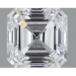 Diament laboratoryjny bezbarwny szlif szmaragdowy kwadratowy, 1.1ct, VVS2, D, IGI LG687546309