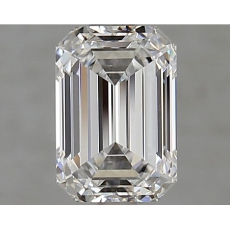 Diament laboratoryjny bezbarwny szlif szmaragdowy, 1.5ct, VVS2, D, GIA 2516587456