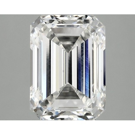 Diament laboratoryjny bezbarwny szlif szmaragdowy, 2.8ct, VVS2, E, IGI LG744502375