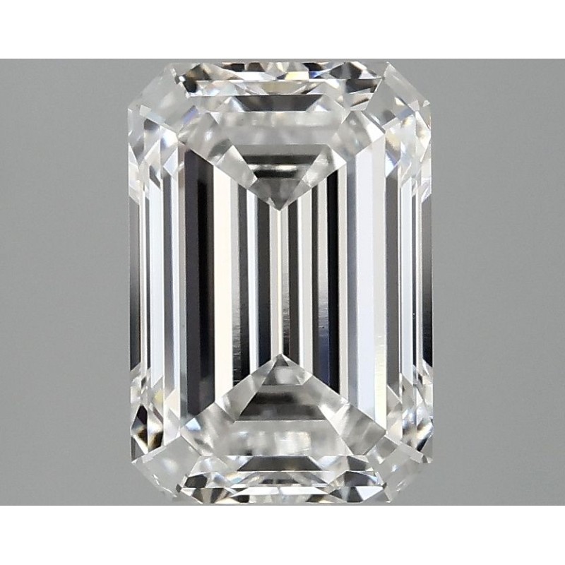 Diament laboratoryjny bezbarwny szlif szmaragdowy, 2.88ct, VVS2, E, IGI LG744507729