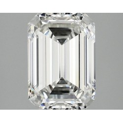 Diament laboratoryjny bezbarwny szlif szmaragdowy, 2.51ct, VVS2, F, IGI LG744502410