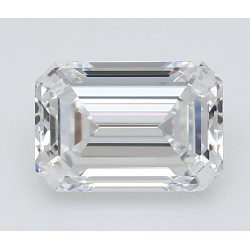 Diament laboratoryjny bezbarwny szlif szmaragdowy, 2.57ct, VVS2, D, GIA 1499630692