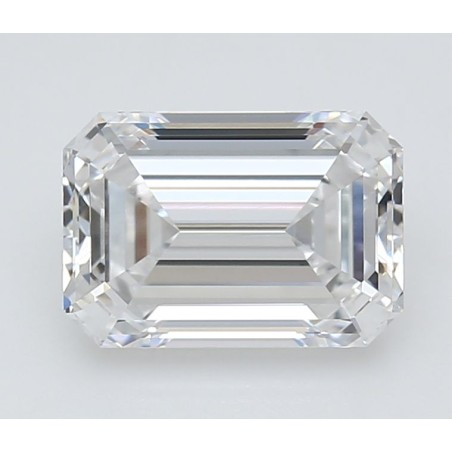 Diament laboratoryjny bezbarwny szlif szmaragdowy, 2.57ct, VVS2, D, GIA 1499630692