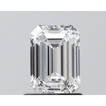 Diament laboratoryjny bezbarwny szlif szmaragdowy, 1.09ct, VVS1, D, IGI LG702504172