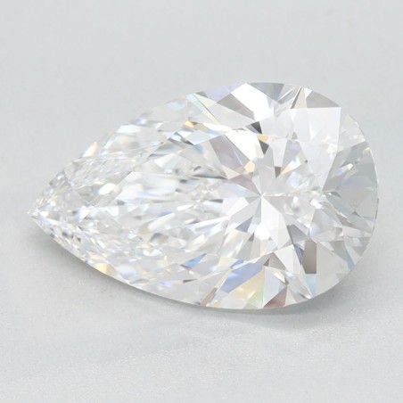 Diament laboratoryjny bezbarwny szlif gruszkowy, 2.2ct, VVS1, D, GIA 1503831731