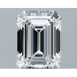 Diament laboratoryjny bezbarwny szlif szmaragdowy, 2.06ct, VVS2, D, GIA 5231440568