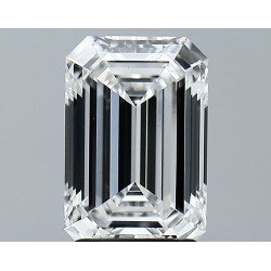 Diament laboratoryjny bezbarwny szlif szmaragdowy, 2.43ct, VVS2, D, GIA 2233615262