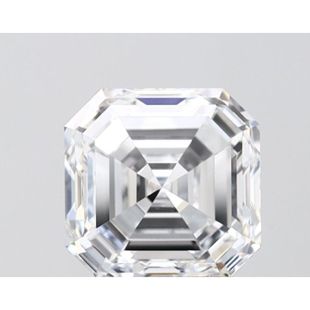 Diament laboratoryjny bezbarwny asscher, 2ct, IF, D, IGI LG747528456
