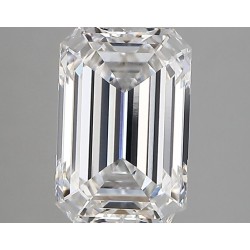 Diament laboratoryjny bezbarwny szlif szmaragdowy, 2.38ct, VVS2, E, IGI LG737559511