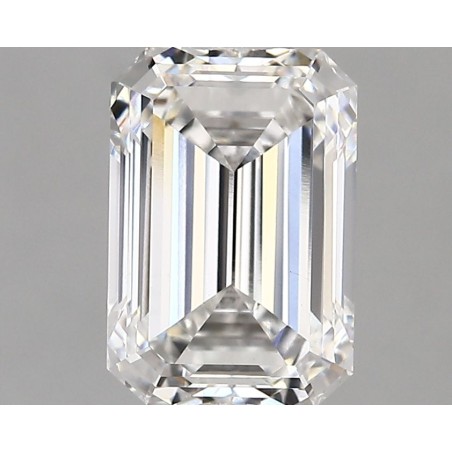 Diament laboratoryjny bezbarwny szlif szmaragdowy, 2.82ct, VVS2, E, IGI LG752572158