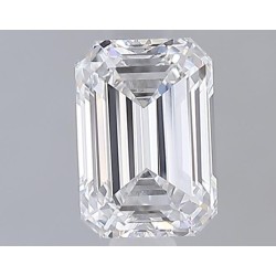 Diament laboratoryjny bezbarwny szlif szmaragdowy, 1.03ct, VVS2, D, IGI LG712585190