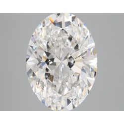 Diament laboratoryjny bezbarwny szlif owalny, 3ct, VVS2, E, IGI LG742542582