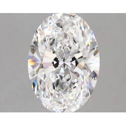 Diament laboratoryjny bezbarwny szlif owalny, 2.74ct, VVS2, D, IGI LG752572149