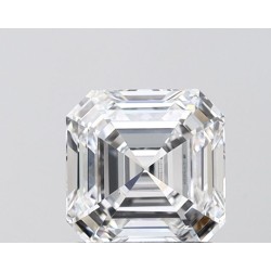 Diament laboratoryjny bezbarwny asscher, 1.3ct, VVS1, D, IGI LG747530304