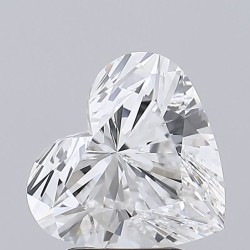Diament laboratoryjny bezbarwny serce, 2.09ct, IF, D, IGI LG654484165