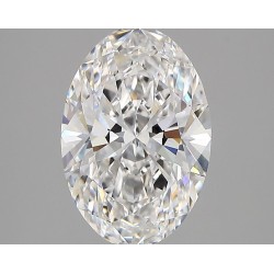 Diament laboratoryjny bezbarwny szlif owalny, 2.53ct, VVS2, D, IGI LG750598802