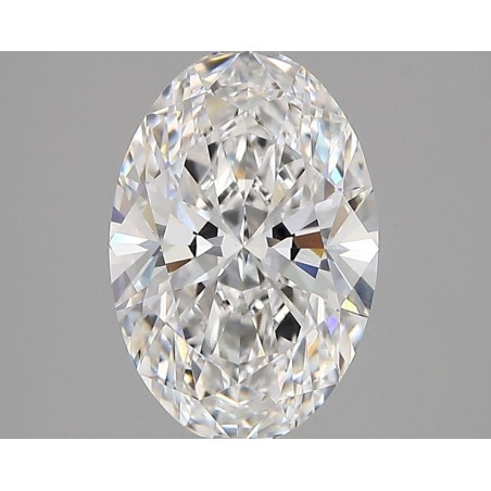 Diament laboratoryjny bezbarwny szlif owalny, 2.53ct, VVS2, D, IGI LG750598802