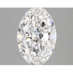 Diament laboratoryjny bezbarwny szlif owalny, 2.48ct, VVS2, D, IGI LG752522971
