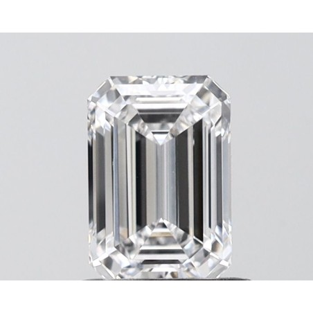 Diament laboratoryjny bezbarwny szlif szmaragdowy, 1.05ct, VVS2, E, IGI LG752539595