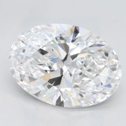 Diament laboratoryjny bezbarwny szlif owalny, 2.61ct, VVS1, D, GIA 6491638578