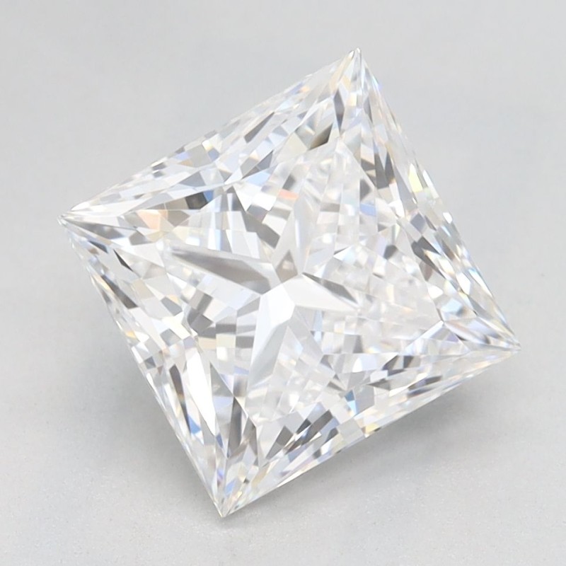 Diament laboratoryjny bezbarwny szlif princess, 2.18ct, VVS2, D, GIA 6502021562