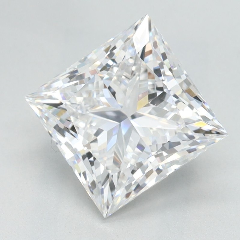 Diament laboratoryjny bezbarwny szlif princess, 2.6ct, VVS1, D, GIA 2496992569
