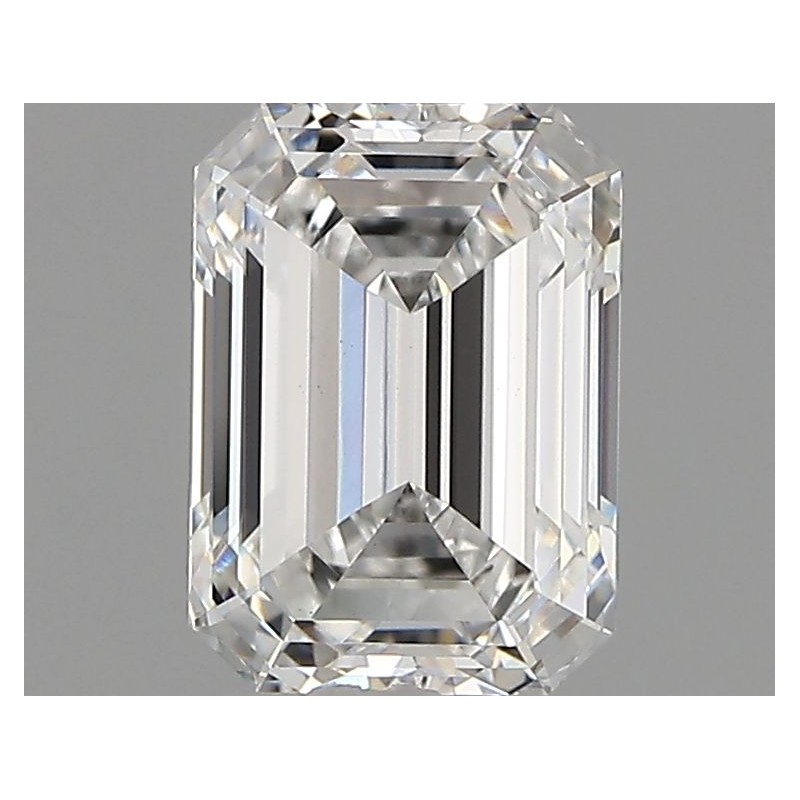 Diament laboratoryjny bezbarwny szlif szmaragdowy, 1.65ct, VVS2, D, IGI LG752572150