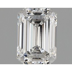 Diament laboratoryjny bezbarwny szlif szmaragdowy, 1.37ct, VVS1, D, IGI LG752572154